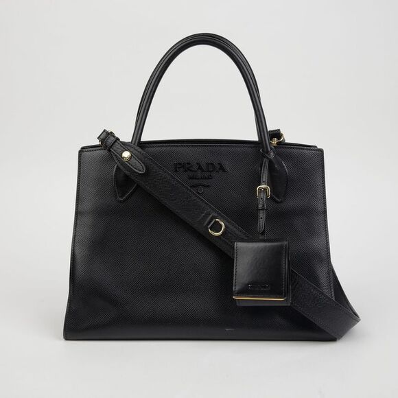 Prada Handbags - Monochrome Tote Shoulder Bag